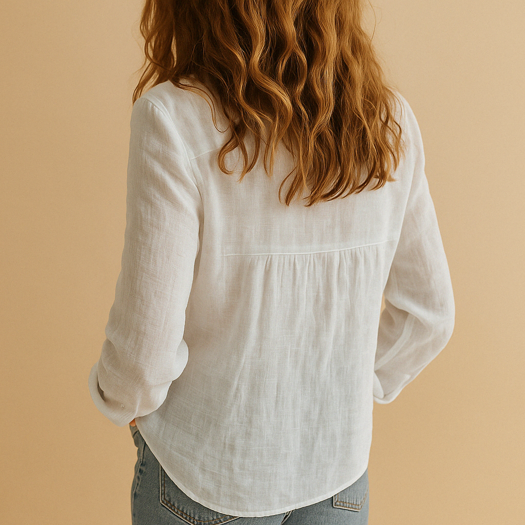 Blusa casual ariosa con vestibilità ampia per donna | Serena 3