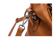 Borsa a mano vintage da donna, elegante, in materiale morbido, di grande capacità 5