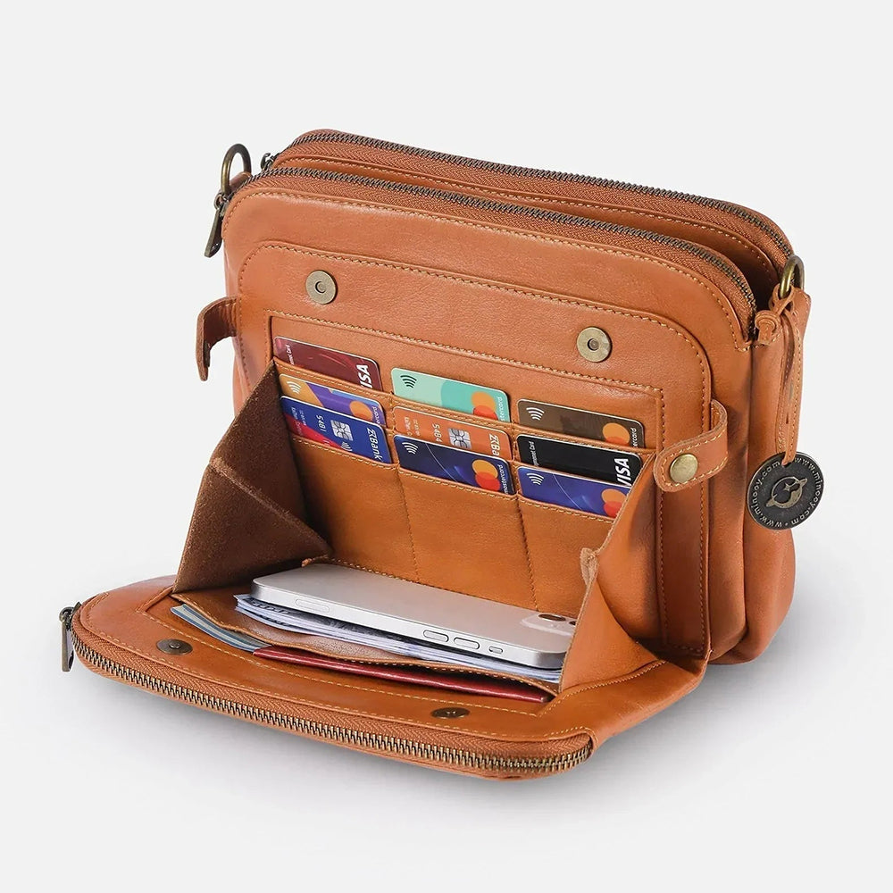 Borsa a tracolla pratica da donna in tessuto elegante e resistente 1