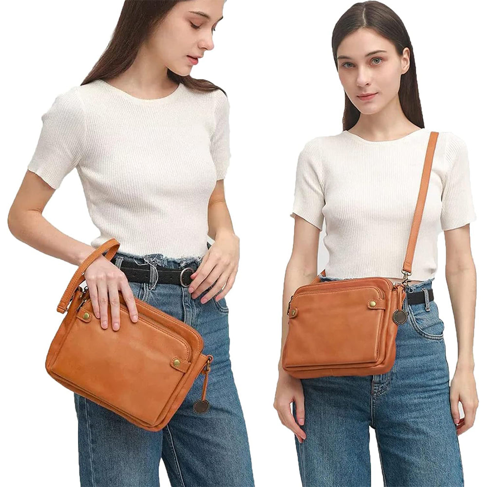 Borsa a tracolla pratica da donna in tessuto elegante e resistente 2