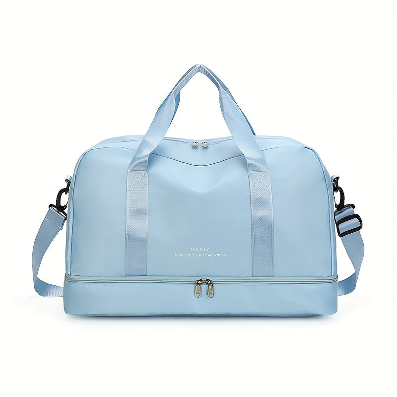 Borsa da viaggio spaziosa unisex per avventure in pelle vegana 9