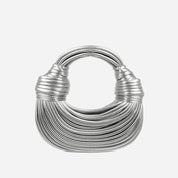 Borsa elegante da donna con design a nodo, lavorazione artigianale di alta qualità 6