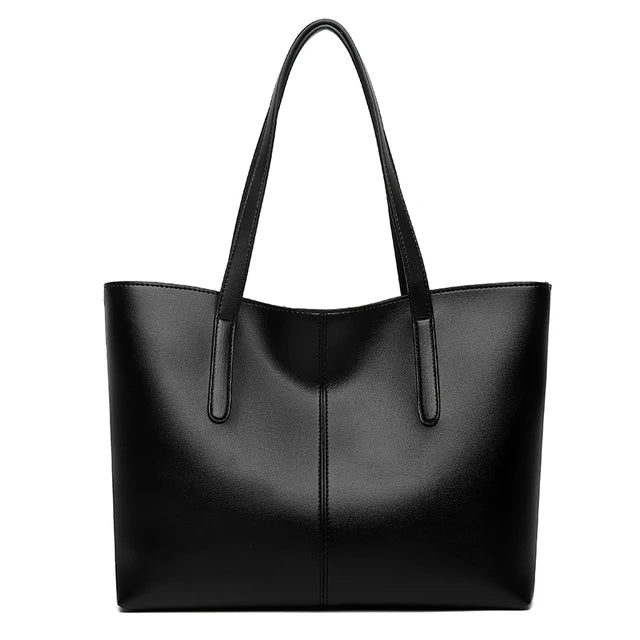 Borsa tote da donna elegante e capiente, in tessuto ecologico 1
