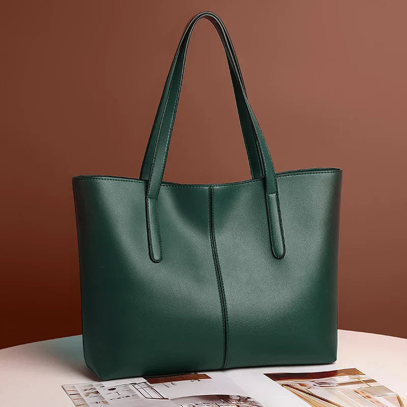 Borsa tote da donna elegante e capiente, in tessuto ecologico 2