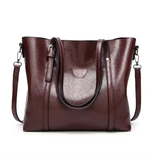 Borsa tote elegante da donna in materiale morbido e versatile 5