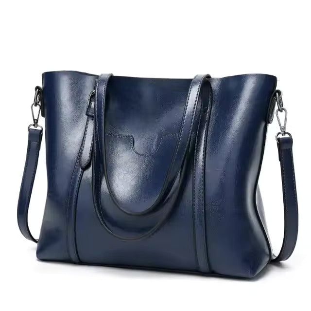 Borsa tote elegante da donna in materiale morbido e versatile 6