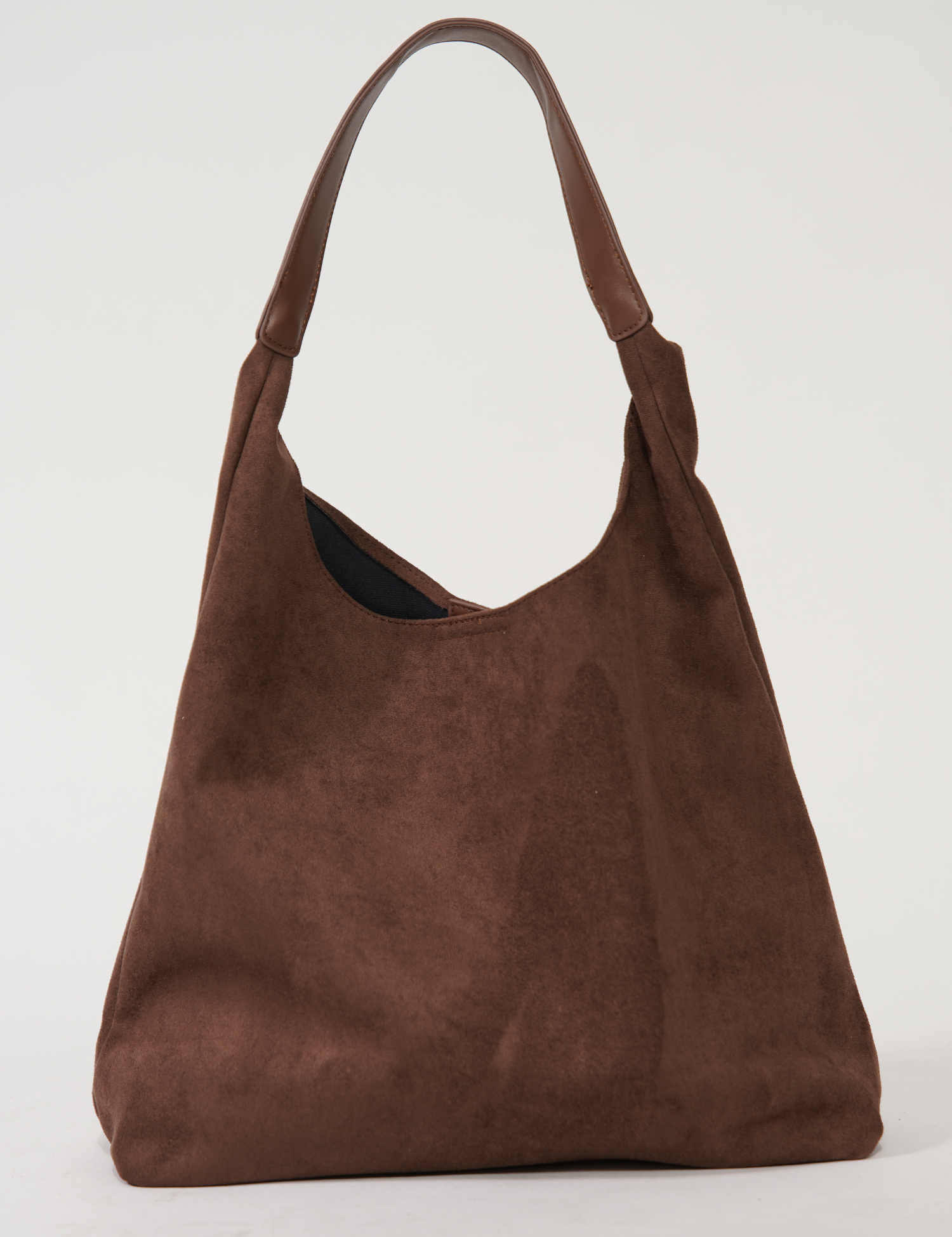 Borsa tote in pelle elegante da donna, versatile, scamosciata 0