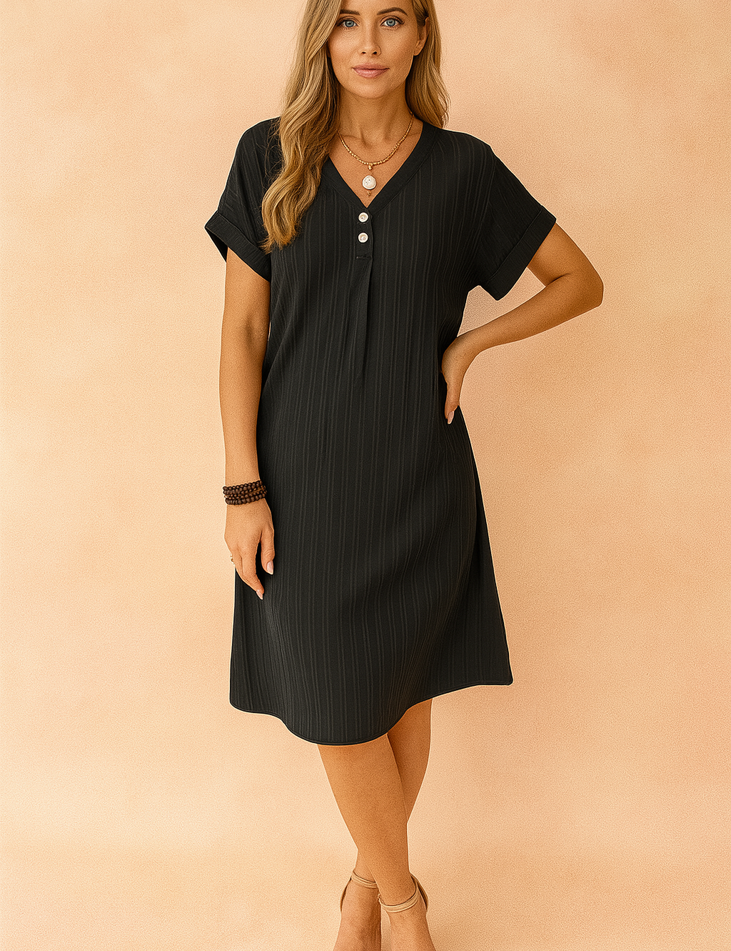 CANDICE | Elegante abito con scollo a V 1