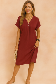 CANDICE | Elegante abito con scollo a V 2