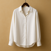 Camicetta in raso con colletto rovesciato da donna | Mirthe 3