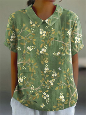 Camicia Donna Floreale Elegante e Casual per Estate | Camicette Femminili Versatili 3