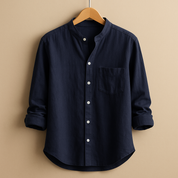 Camicia leggera con colletto classico da donna | Yara 6