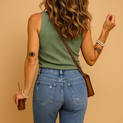 Canotta scollo a U leggera da donna | Liva 1