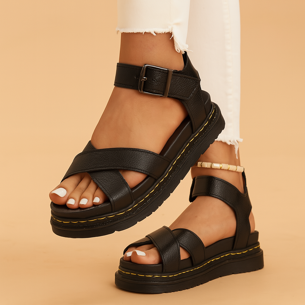 Charice | Sandali con plateau e cinturino con fibbia 2