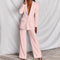 Completo da donna elegante con blazer e pantaloni per occasioni formali 14
