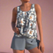 Dalia | Completo estivo con top floreale e pantaloncini 3