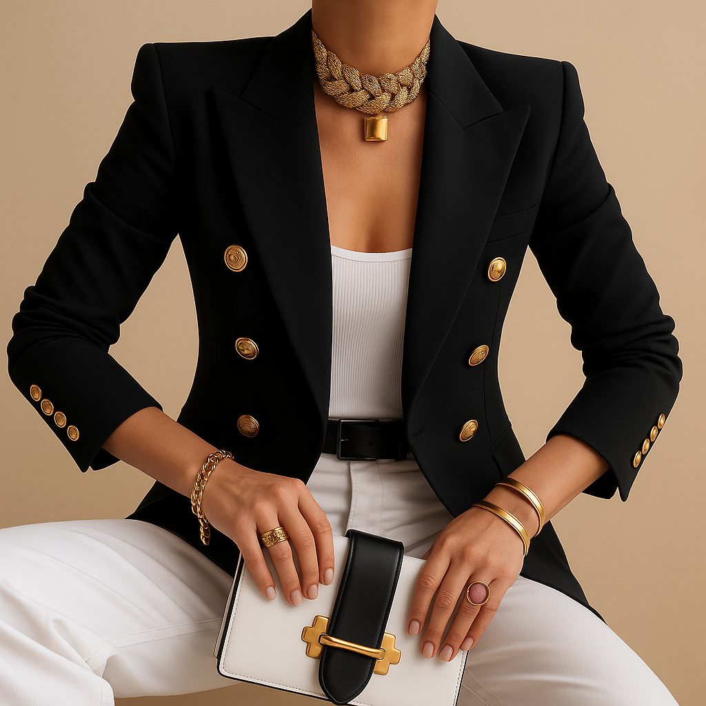 Blazer Lungo Donna — Silhouette Raffinata Vestibilità Comoda