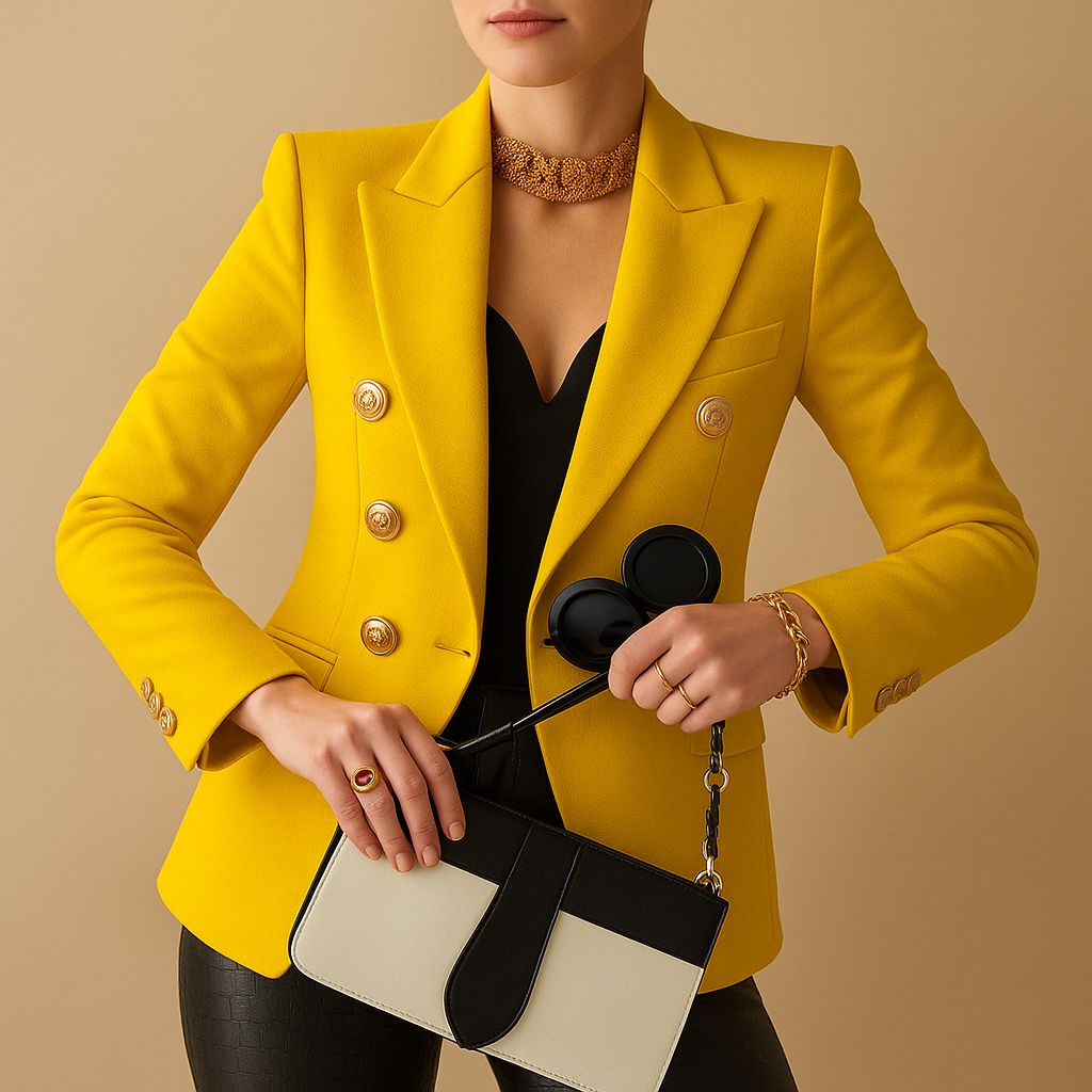 Elegante blazer lungo da donna | Lavina 4