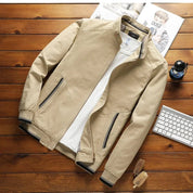 Giubbotto Uomo Bomber Elegante e Versatile per Primavera e Autunno, Comfort e Stile Assicurati 2