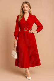 Isabela | Abito elegante al ginocchio taglie forti per la primavera 1