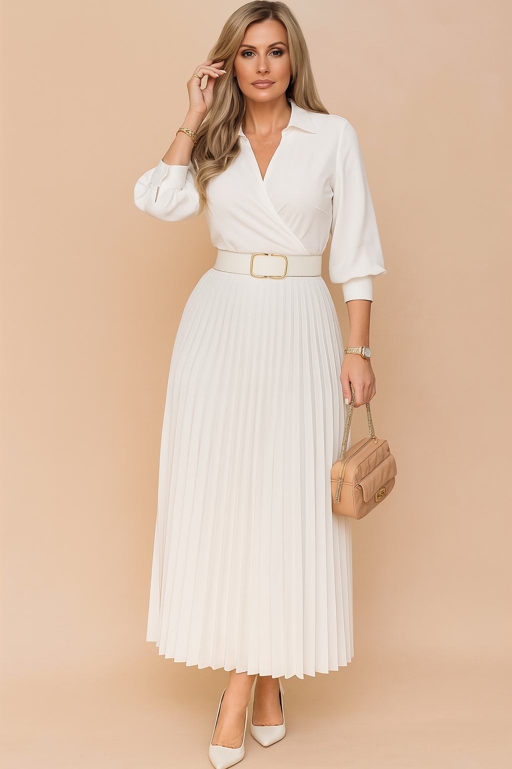 Isabella | Elegante abito estivo midi in taglie forti 1