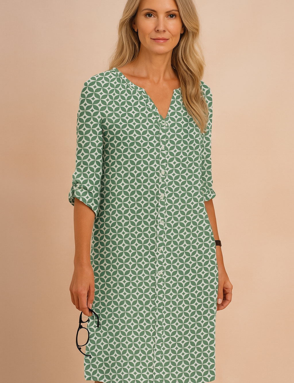 Abito Lungo Donna — Floreale Boho Vestibilità Ampia