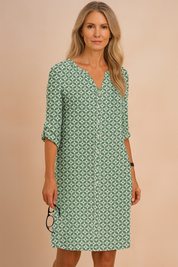 Abito Lungo Donna — Floreale Boho Vestibilità Ampia