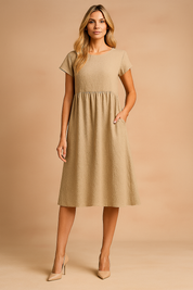 Abito Midi Donna — Arioso Leggero Vestibilità Ampia Estivo
