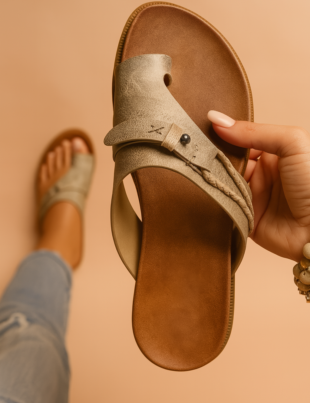 Julia | Eleganti infradito con cinturino 2