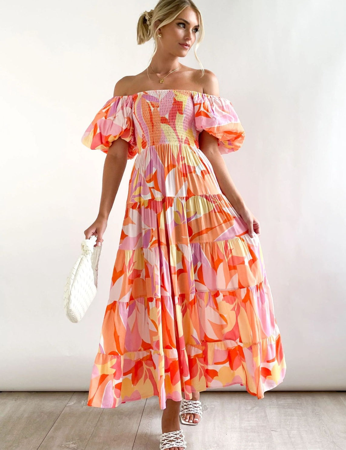 Abito Corto Donna — Floreale Leggero Traspirante Casual