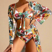 Leticia | Costume da bagno copricostume floreale 3