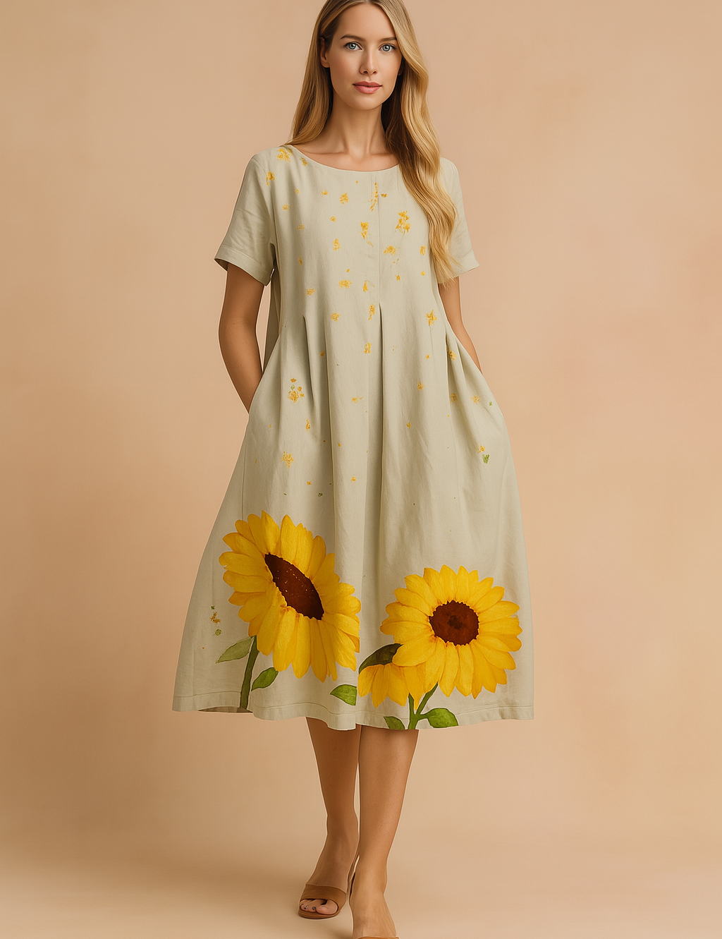Lottie | Abito boho floreale fluido 2