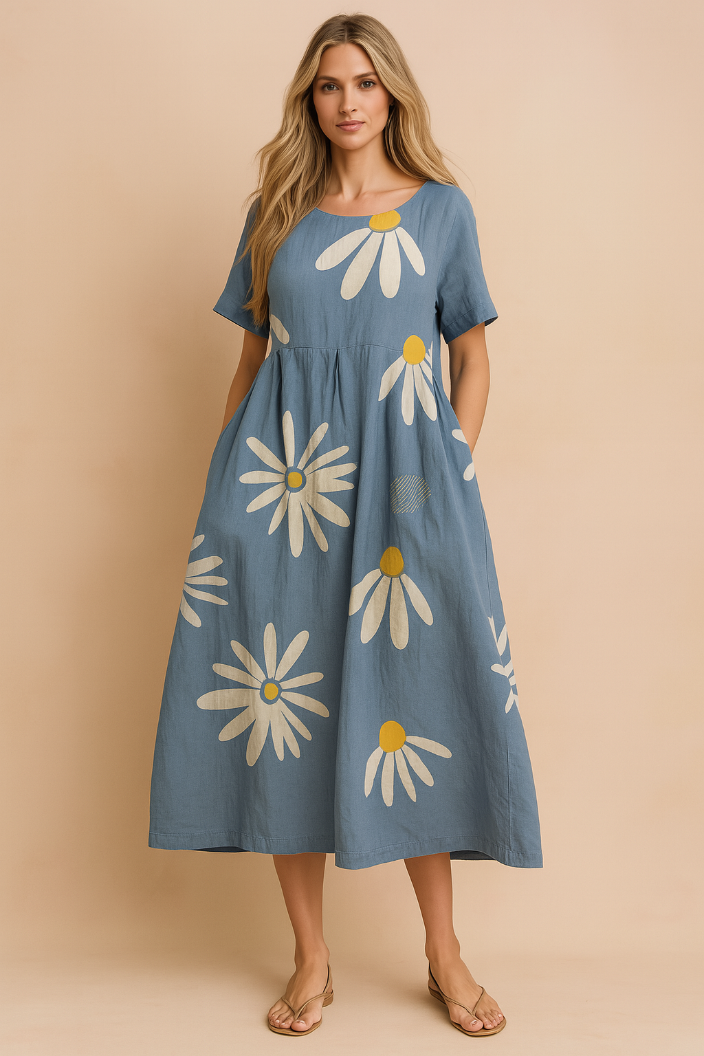 Lottie | Abito boho floreale fluido 8