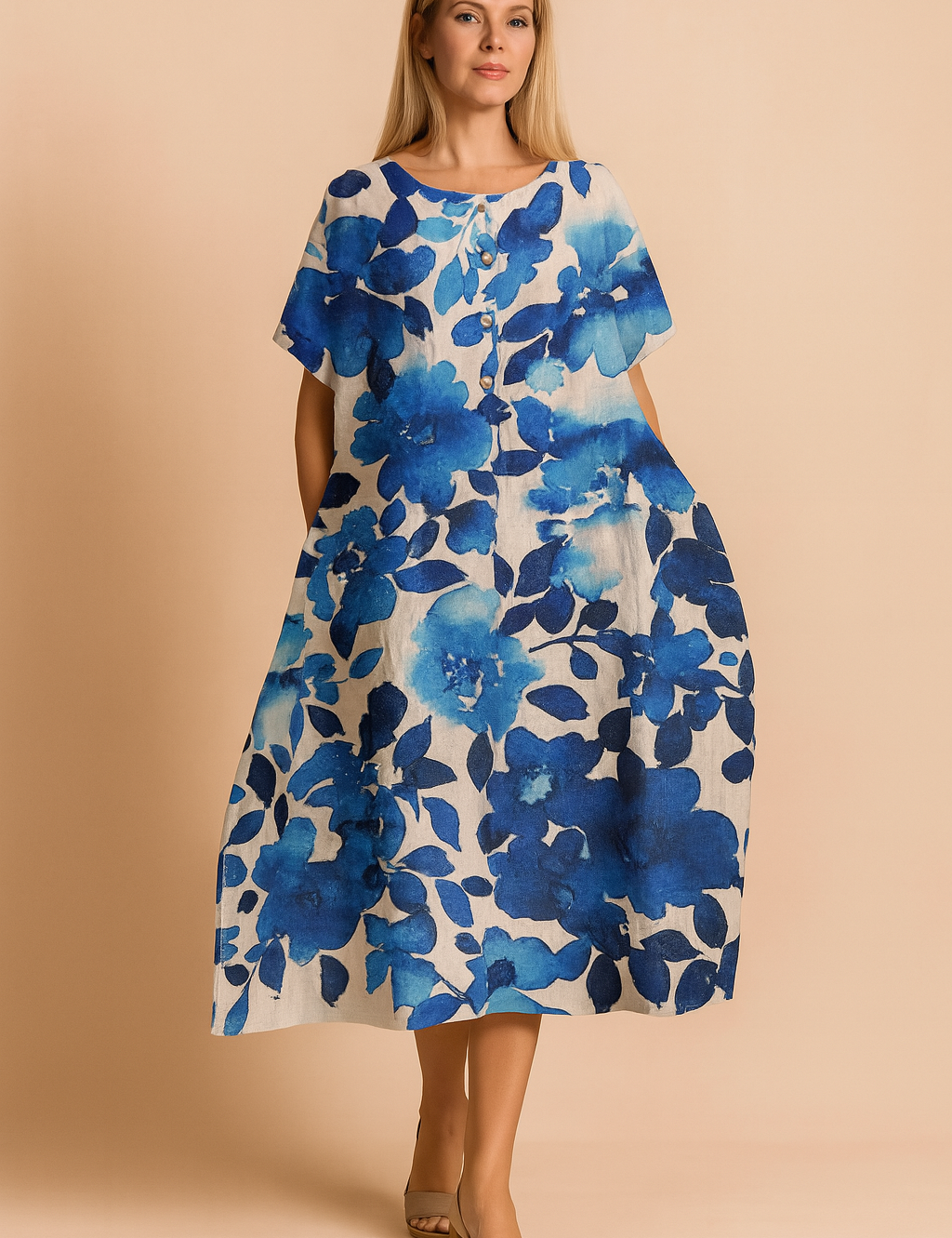 Lottie | Abito boho floreale fluido 9