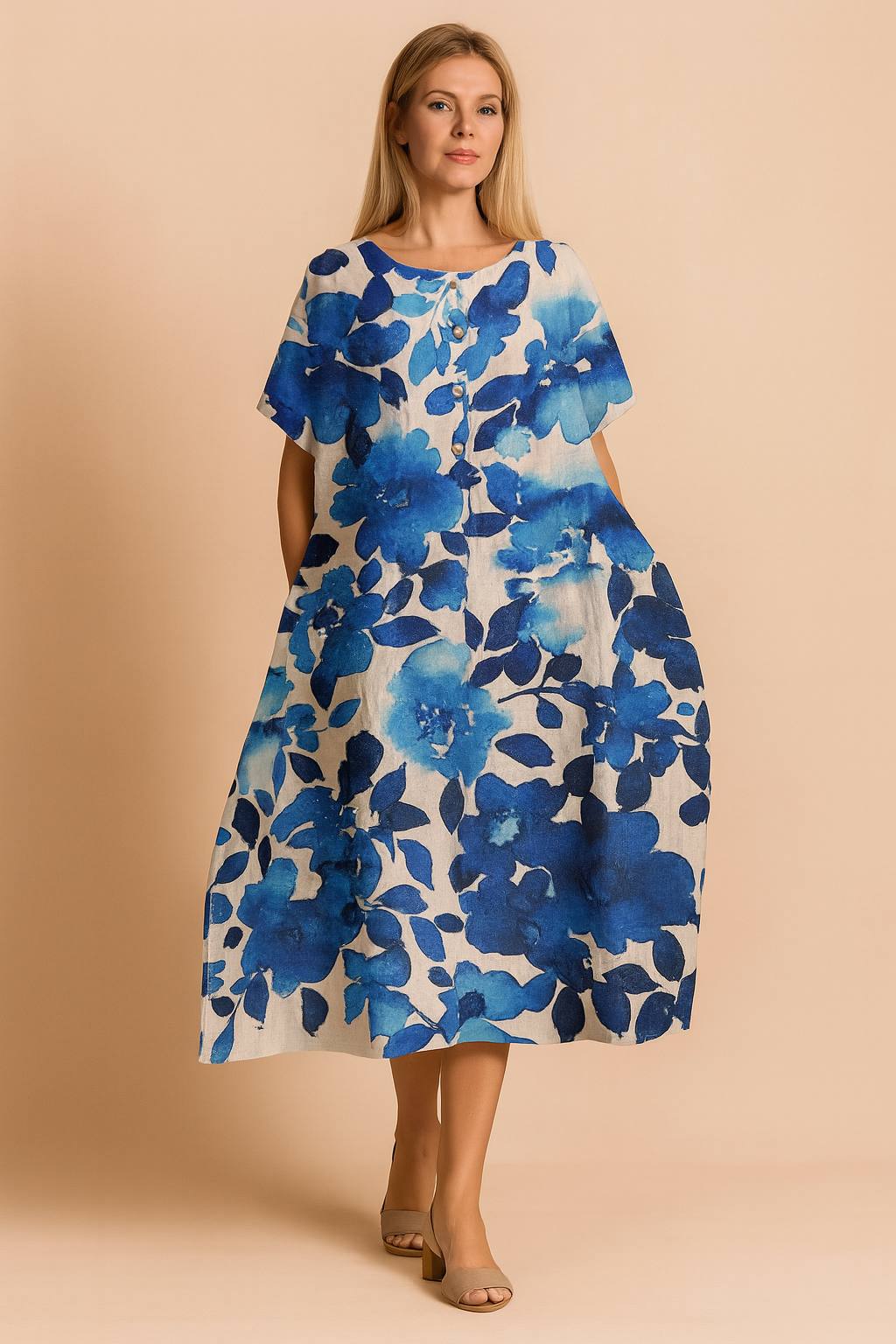 Lottie | Abito boho floreale fluido 9