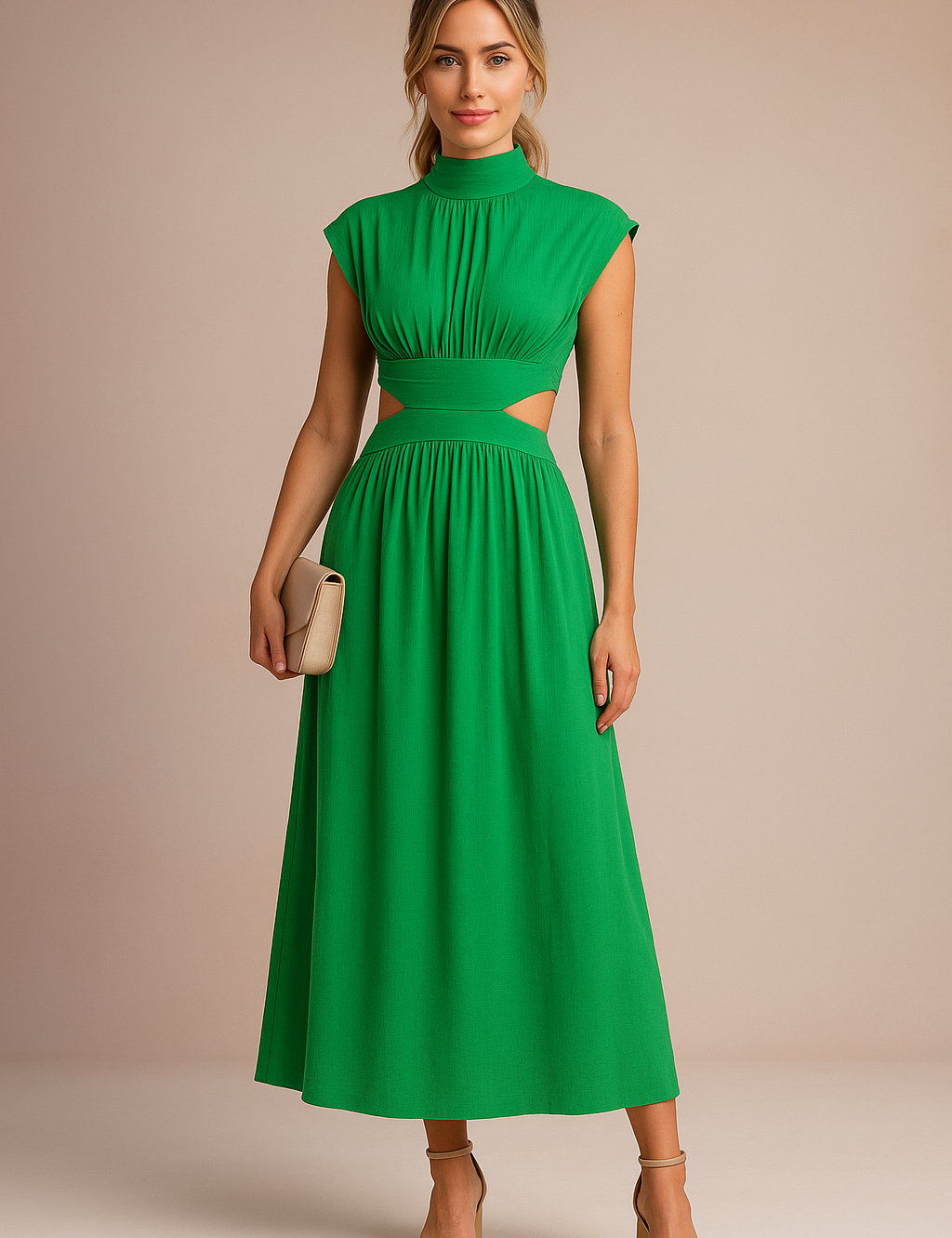 Luglio | Elegante abito lungo con ritagli 2