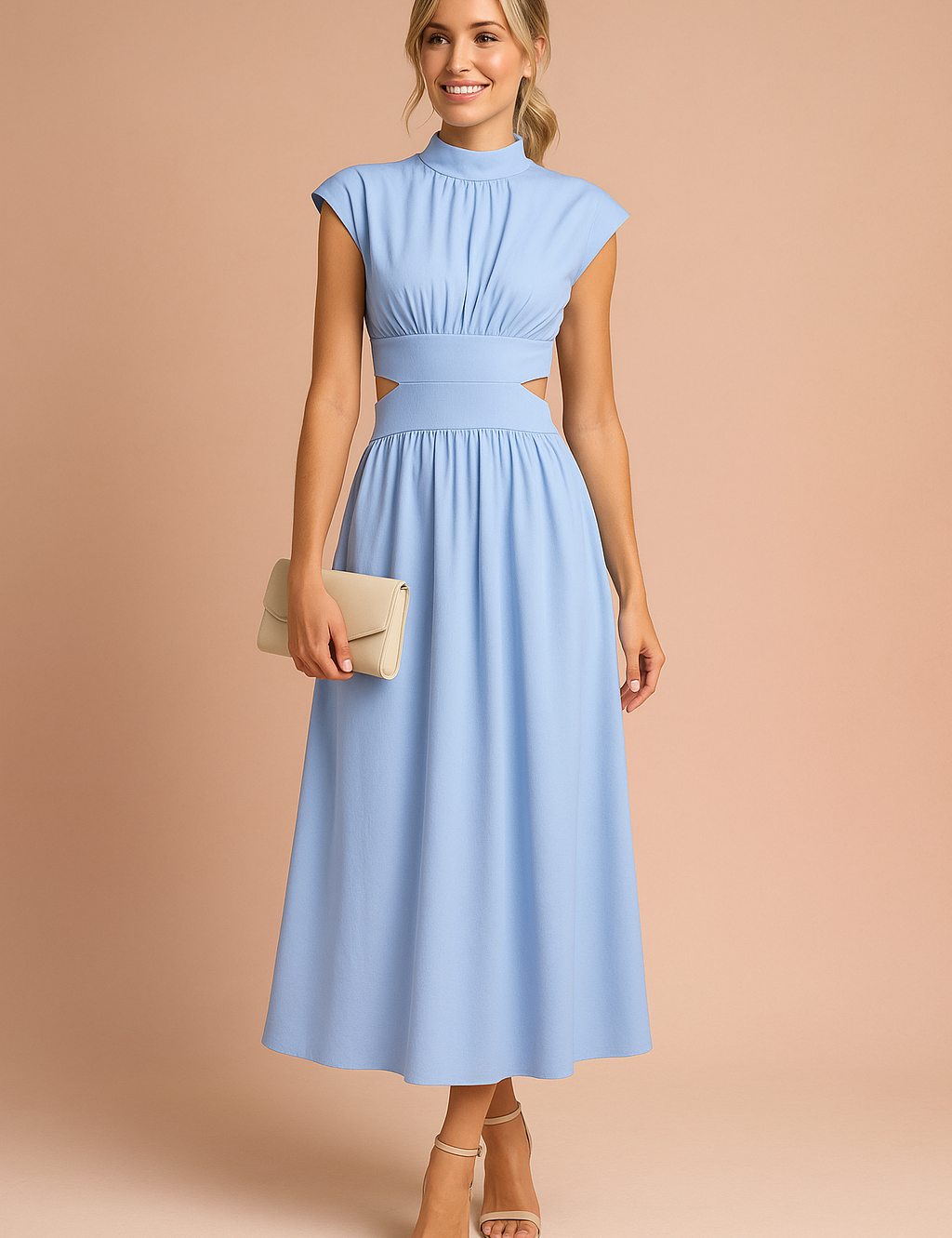 Luglio | Elegante abito lungo con ritagli 3