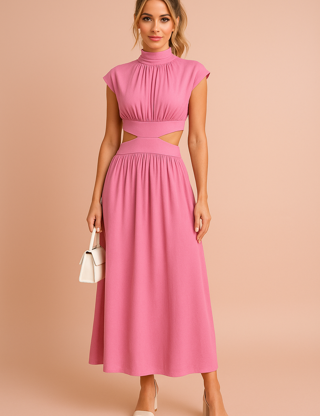 Luglio | Elegante abito lungo con ritagli 4