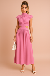 Luglio | Elegante abito lungo con ritagli 4