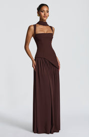 Maxi Abito Elegante Asimmetrico da Donna per Occasioni Speciali 5