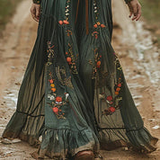 Maxi abito floreale da donna - Elegante abito estivo boho chic 2
