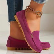 Mocassini bassi eleganti da donna in materiale sintetico comodo 1