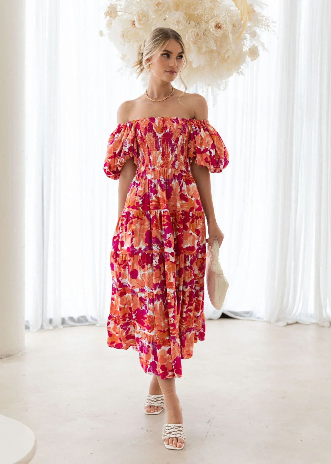 Abito Corto Donna — Floreale Leggero Traspirante Casual