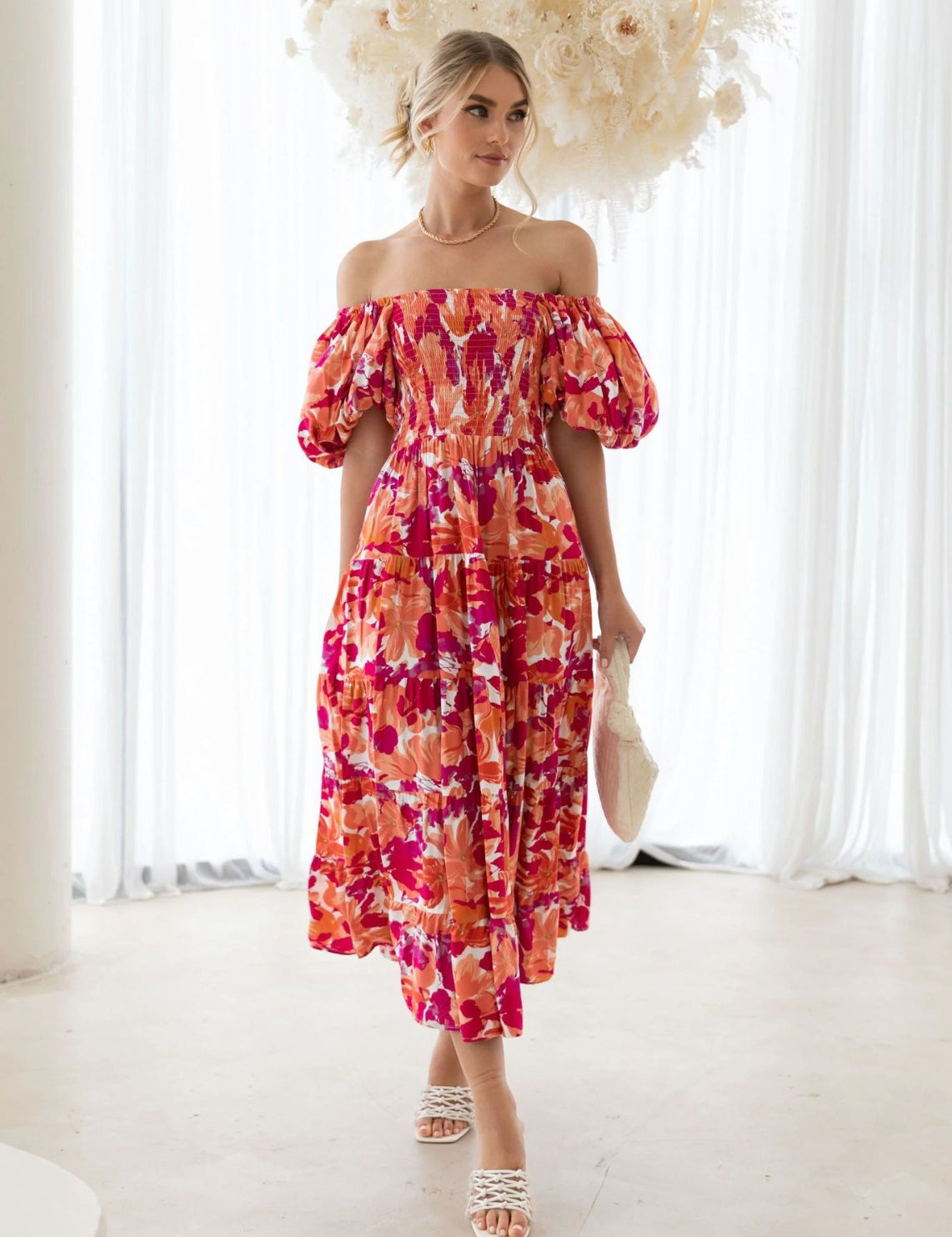 Abito Corto Donna — Floreale Leggero Traspirante Casual