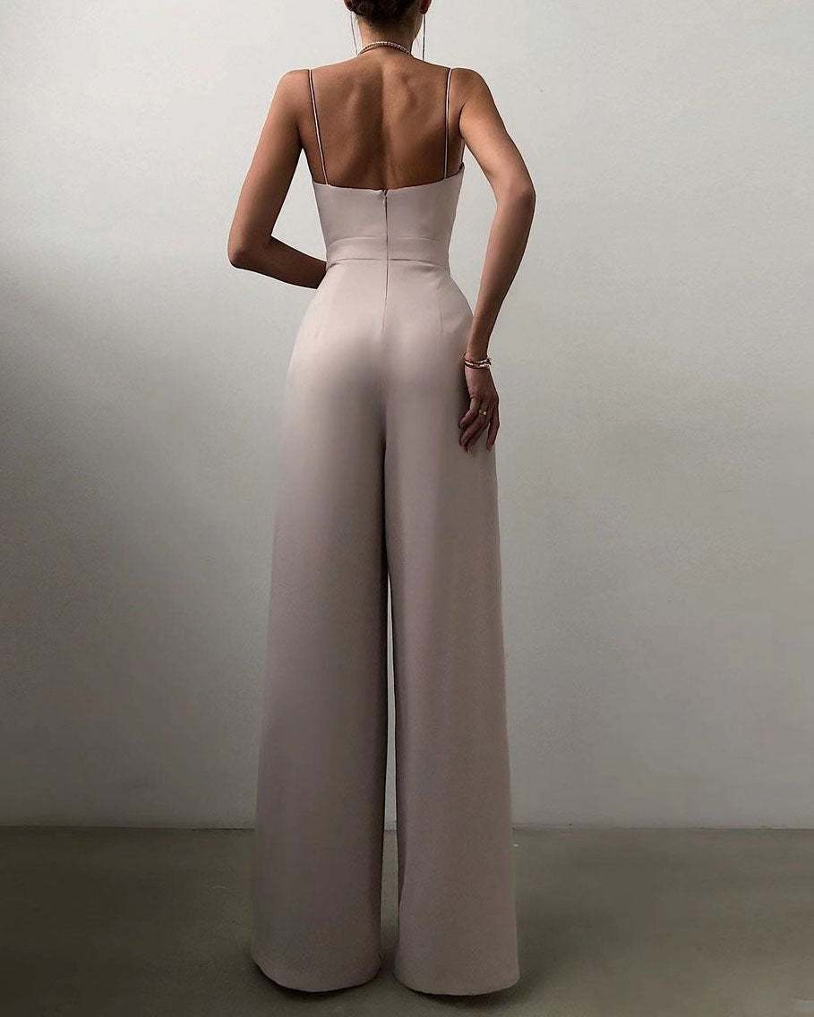Overall Elegante Donna con Vita Alta e Silhouette Slanciata 4