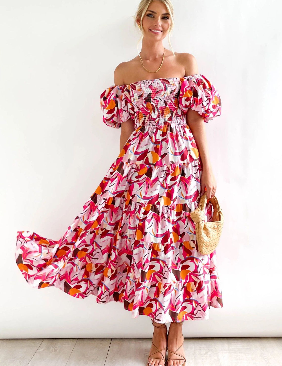 Abito Corto Donna — Floreale Leggero Traspirante Casual