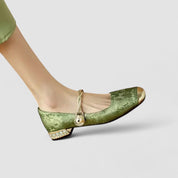 Scarpe Mary Jane Donna con Supporto Ortopedico e Tacco Basso 3