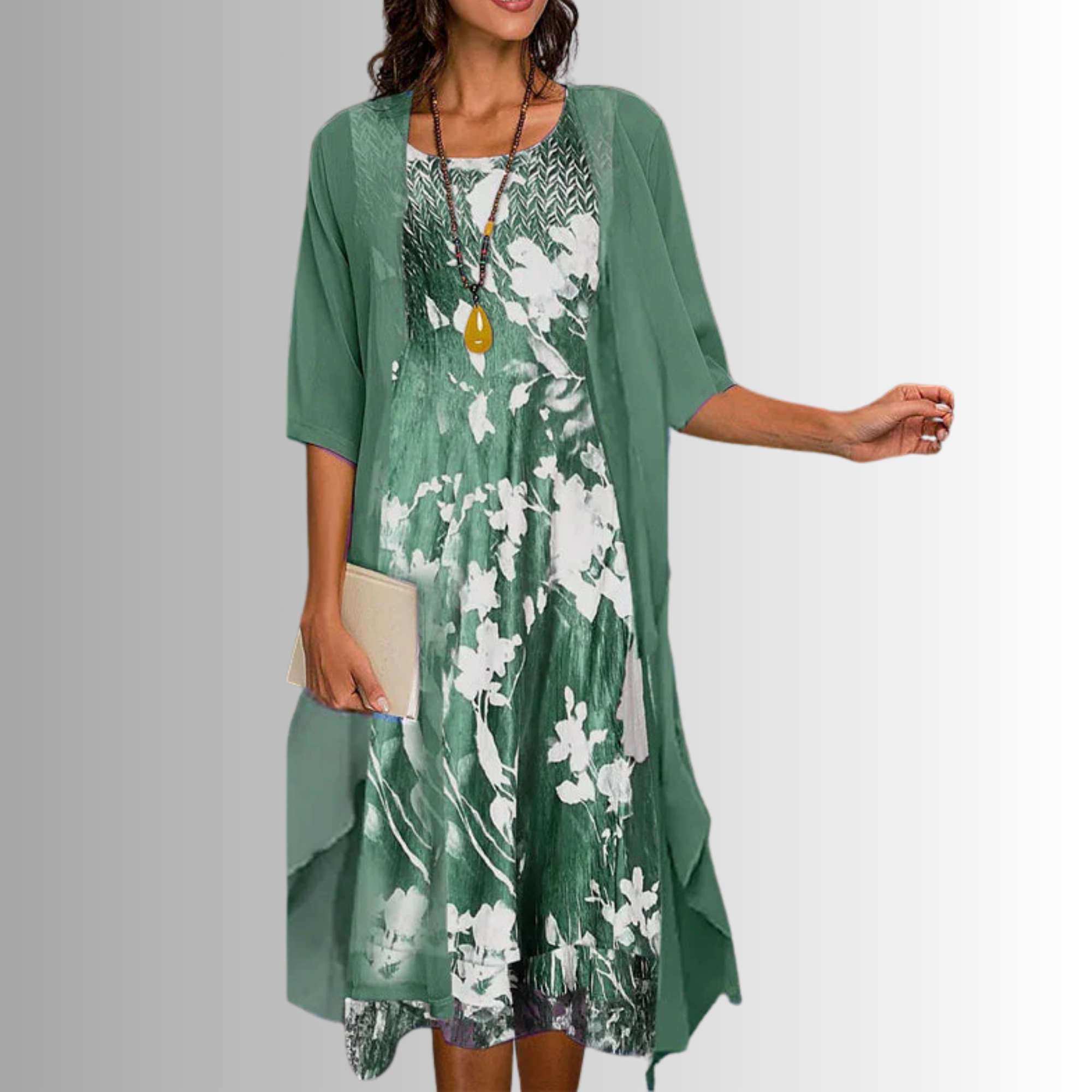 Set 2 Pezzi Donna — Camicetta e Vestito Estivo Coordinato Chic