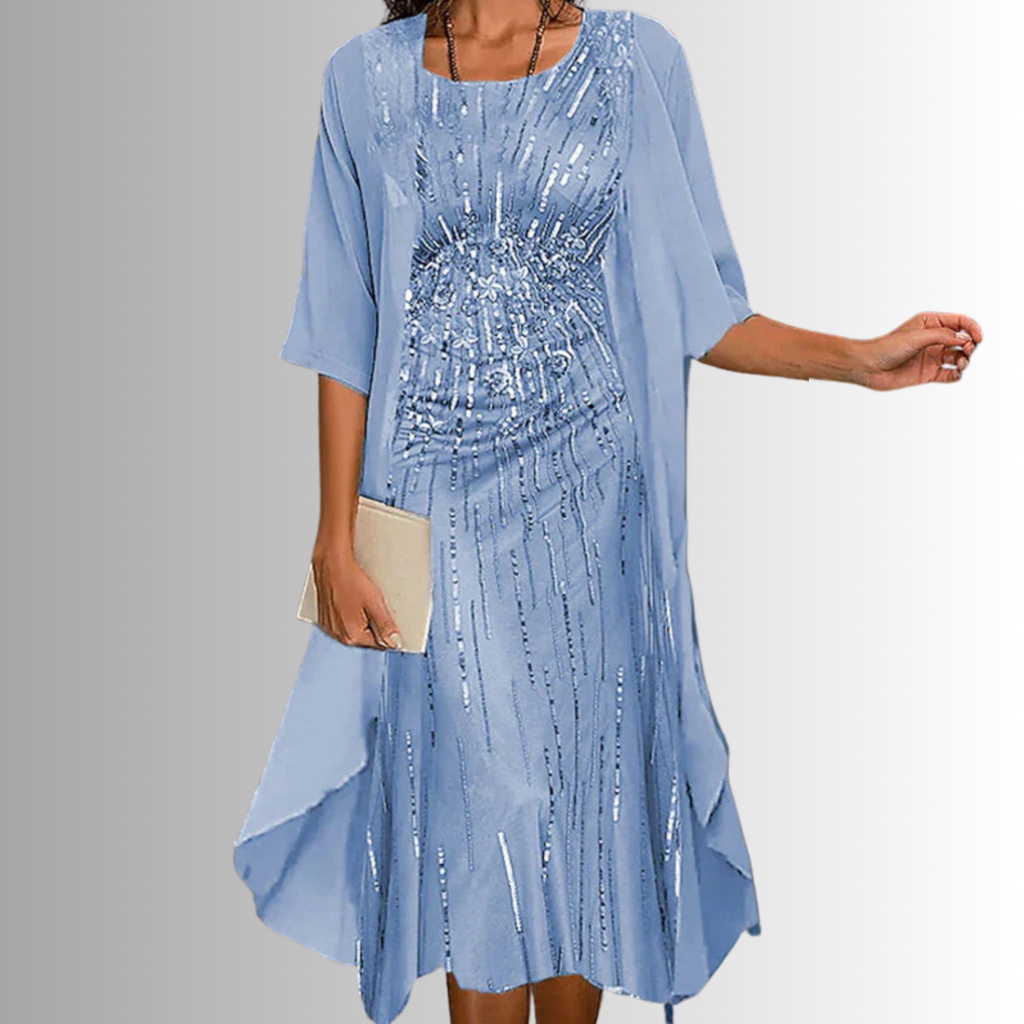 Set Elegante da 2 Pezzi per Donne - Abito e Camicetta Leggera per Estate, Look Chic e Fresco per Ogni Occasione 3