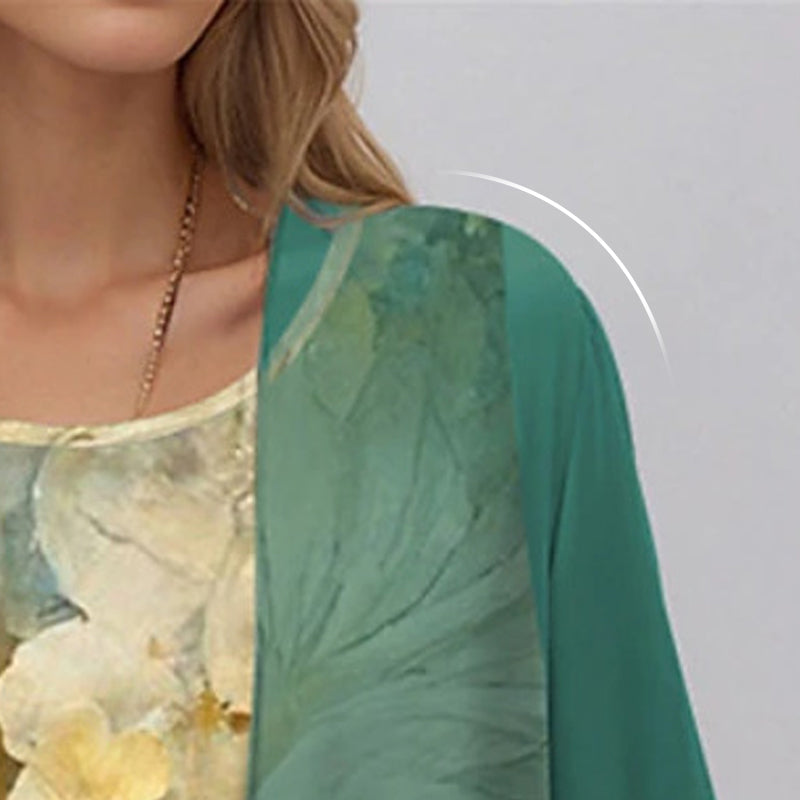 Set Elegante da 2 Pezzi per Donne - Abito e Camicetta Leggera per Estate, Look Chic e Fresco per Ogni Occasione 6